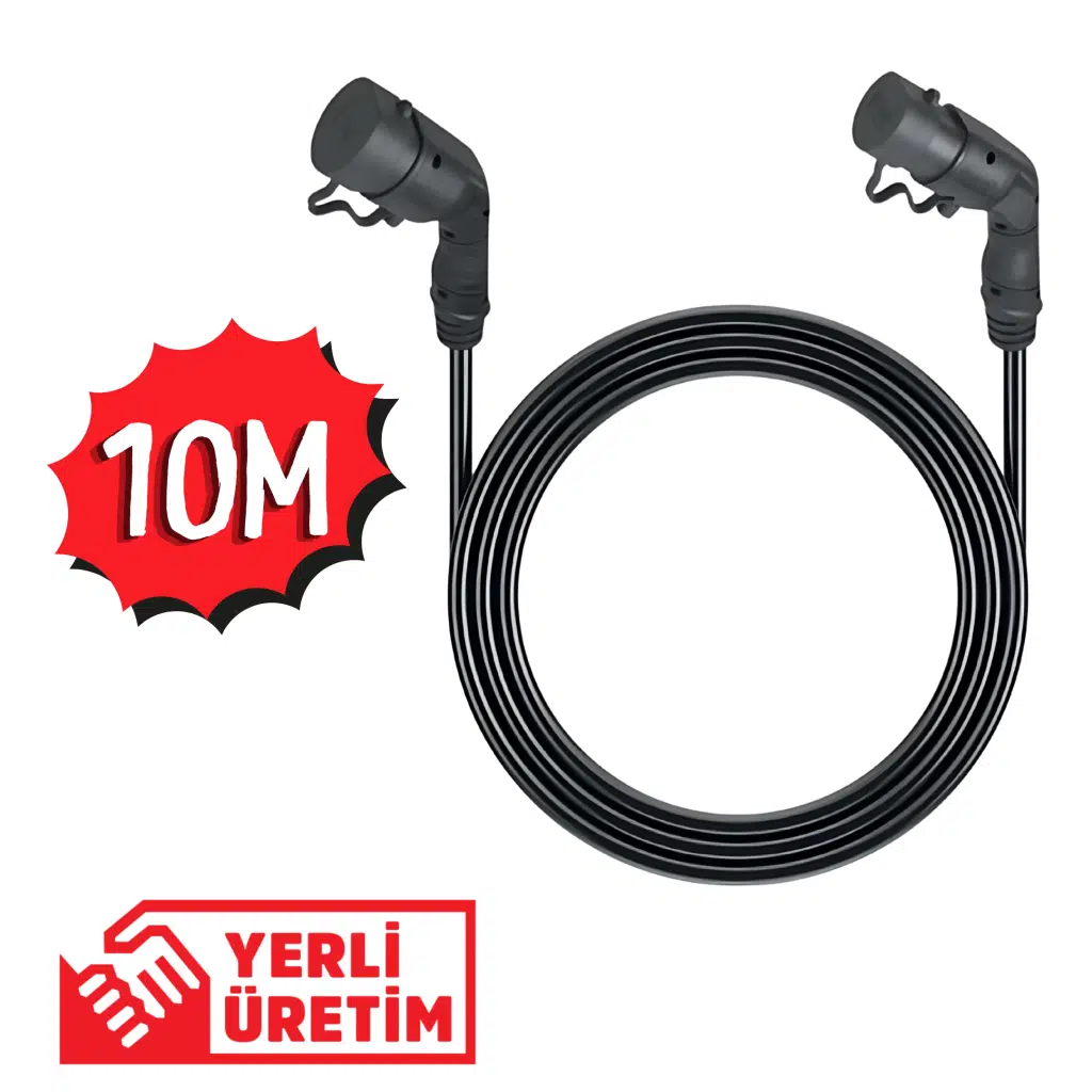 ChargeMobile 10mt standart typ2 araç şarj kablosu