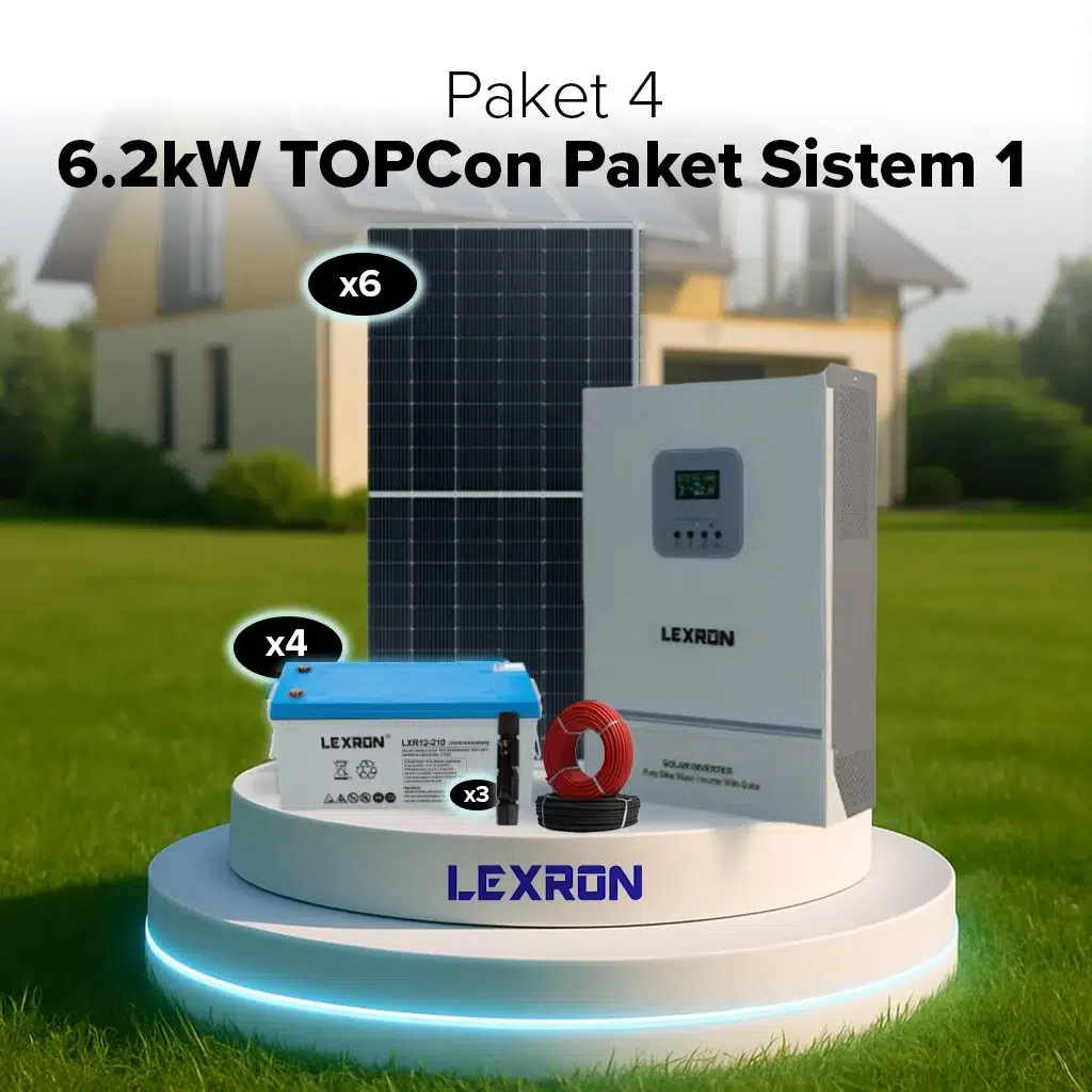 LEXRON 6.2kW BAĞ EVİ PAKET SİSTEM