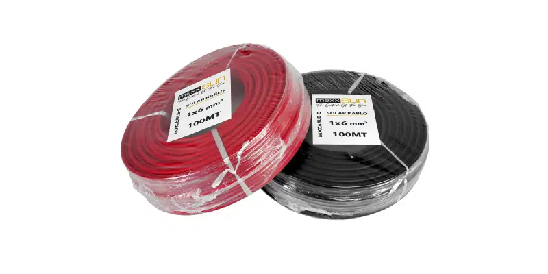 Mexxsun Solar kablo 6mm siyah (100m)