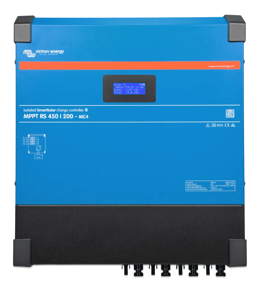 Victron Solar Şarj Kontrol Cihazı SmartSolar MPPT RS 450/200-MC4 Charge Controller (SCC145120510)